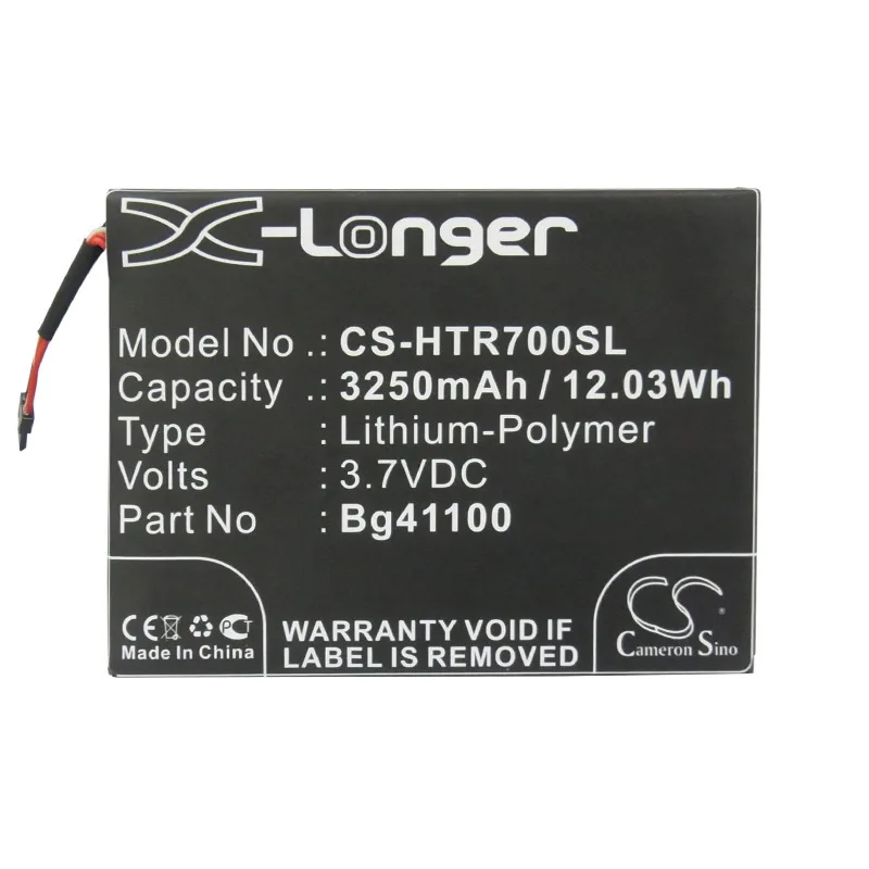 

Applicable HTCR7 35H00148-00M BG41100 3250MAH flat battery