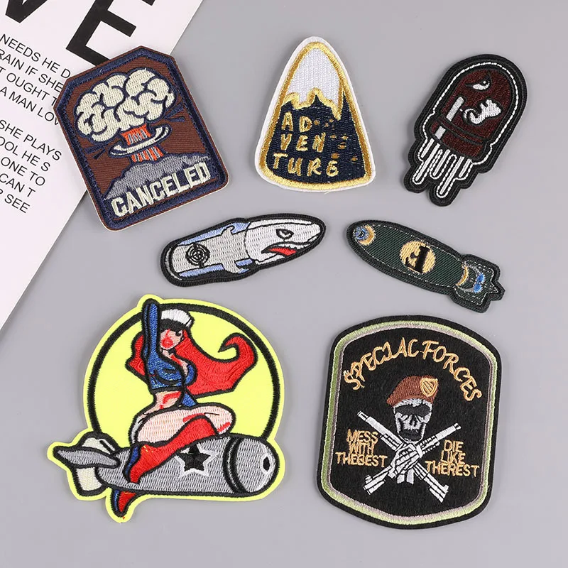 

Embroidery Label Bullet Beauty Clothing Accessories Stickers Shoes, Hats and Bags Accessories Thermal Transfer Cloth Stickers