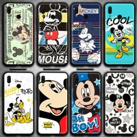 cartoon mickey mouse funny phone case for huawei y6p y8s y8p y5ii y5 y6 2019 p smart prime pro