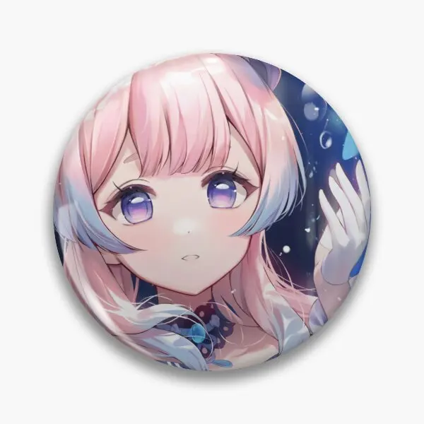 

Мягкая булавка Genshin Impact Sangonomiya Kokomi, булавка на лацкан шляпы для влюбленных, металлическая мультяшная декоративная брошь, значок для одежды, к...