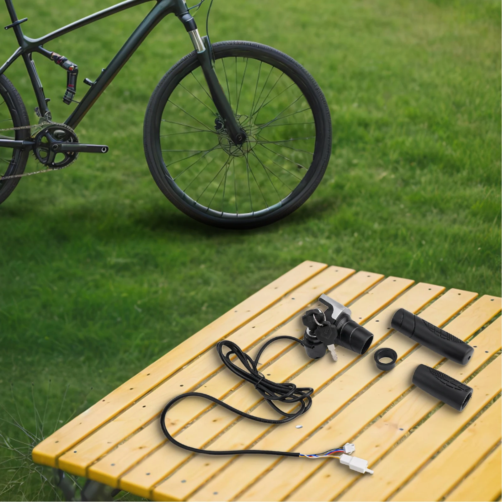 Ручки руль замок для электрического велосипеда контроль скорости дроссельной