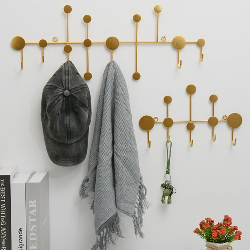 

Metal Hook Coat Rack Relax Wall Nordic Bedroom Clothes Coat Racks Living Room Hanging Hat Porte Manteaux Household Items