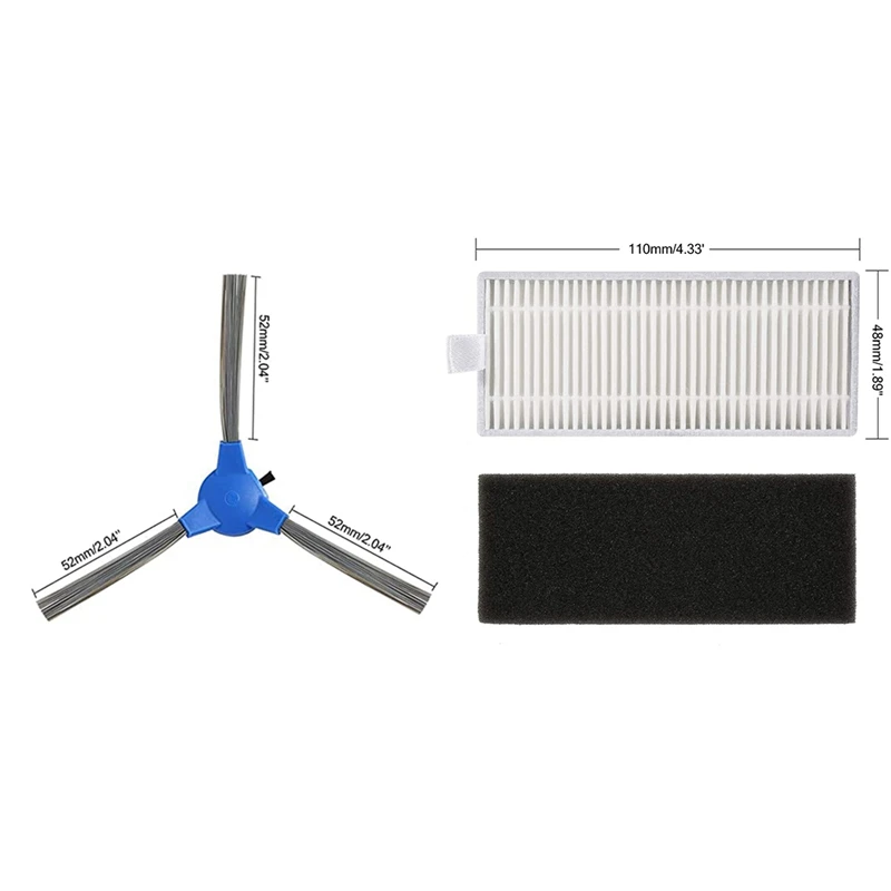 Запасная часть роликовая щетка боковые щетки фильтры для Eufy Robovac 11S 30 аксессуары