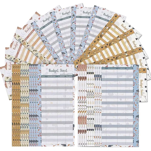 12 листов расхода, органайзер для денег для A6, книга для наличных и электронных денег, бумажник, планировщик