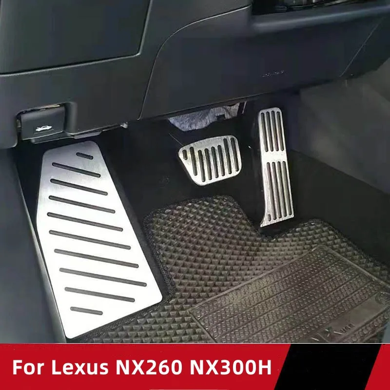 Car Foot Pedals For Lexus NX 2022 2023 NX260 NX350h ES 2018-2022 Alumium Alloy Gas Brake Footrest Pedal Cover Accessories