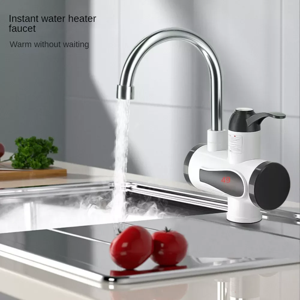 

Kitchen Water Heater Tap Instant Hot Water Faucet Heater Cold Heating Faucet Tankless Instantaneous Water Heater