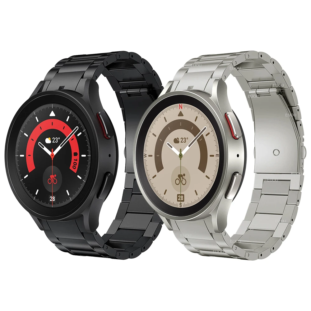 No Gaps Stainless Steel Metal Strap For Samsung Galaxy Watch 5 Pro/44mm 40mm/Watch4 Classic 46mm 42mm Smartwatch Band Bracelet