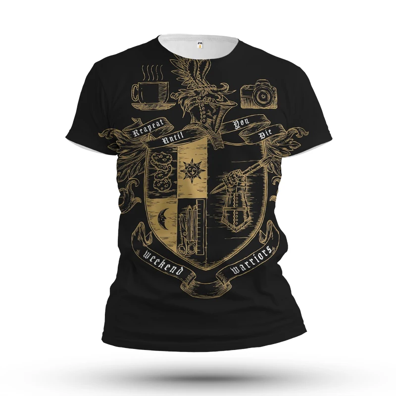 

2022 New Summer Men's T-shirt Novelty Creative Pattern Fashion Personality Trend Short Sleeve Top Cotton Comfortable Fabric 6XL
