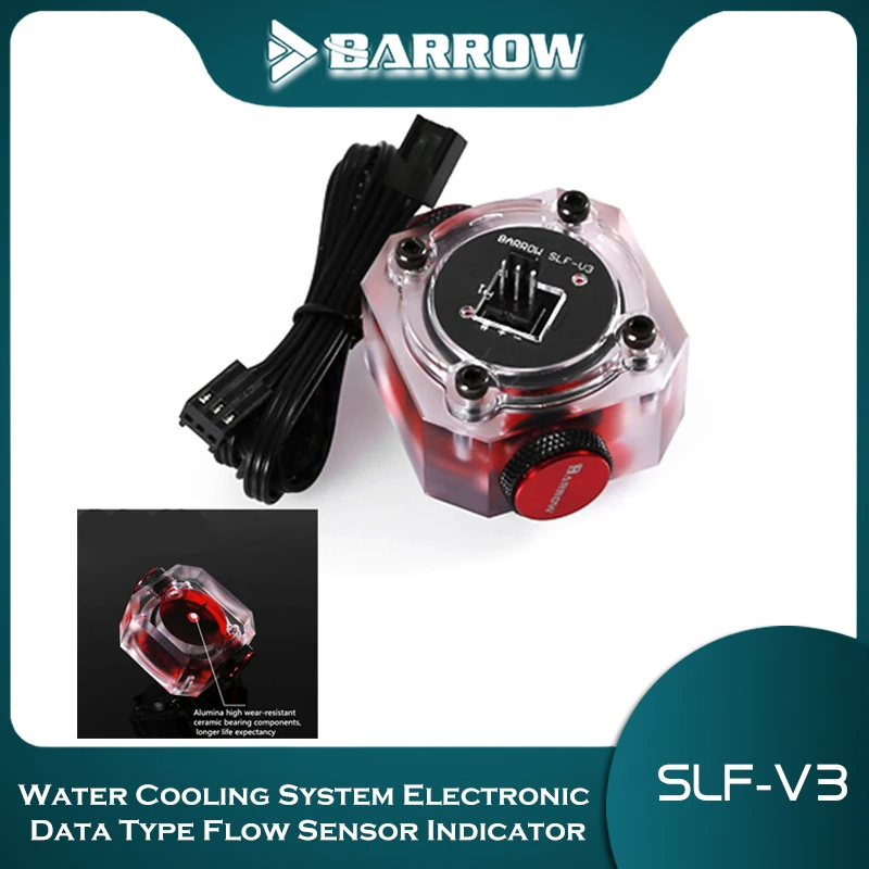 

Barrow Water Cooling System Electronic Data Type Flow Sensor Indicator 3Pin ( Electronic data type ) SLF-V3