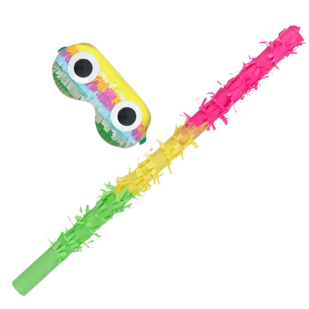 

Toy Birthday Pinata Stick Blindfold Supply Party Sticks Paper Festival Celebration Favor Child Fun