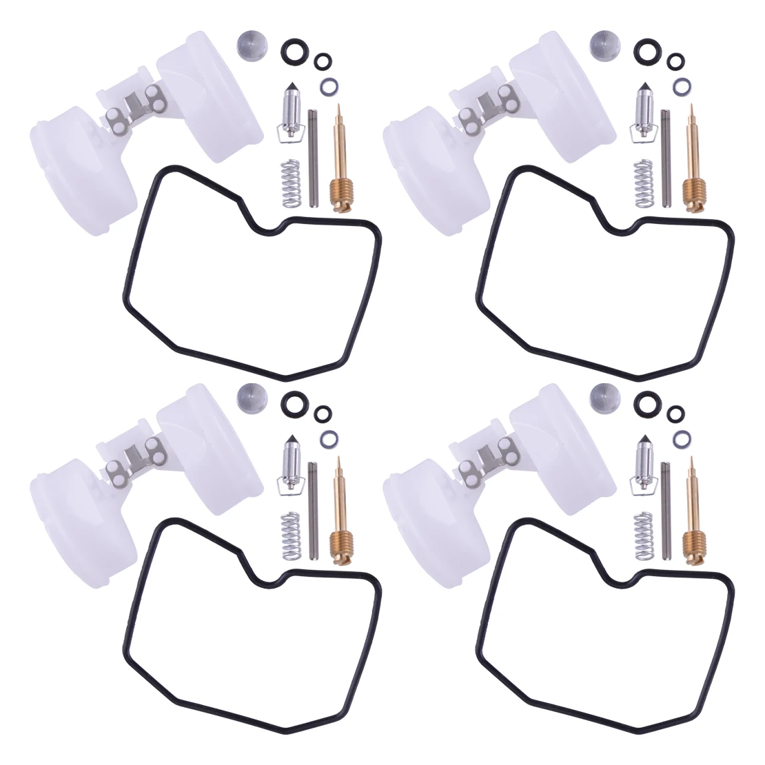 

Набор для Ремонта Карбюратора мотоцикла, 4 комплекта, поплавок для восстановления, подходит для Kawasaki EX250E, EX250F, EX250J, Ninja 250R