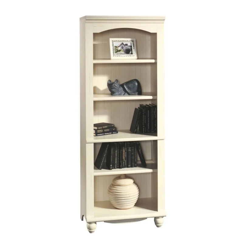 

Sauder Harbor View 72" Library Bookcase, Antiqued White Finish bookshelves