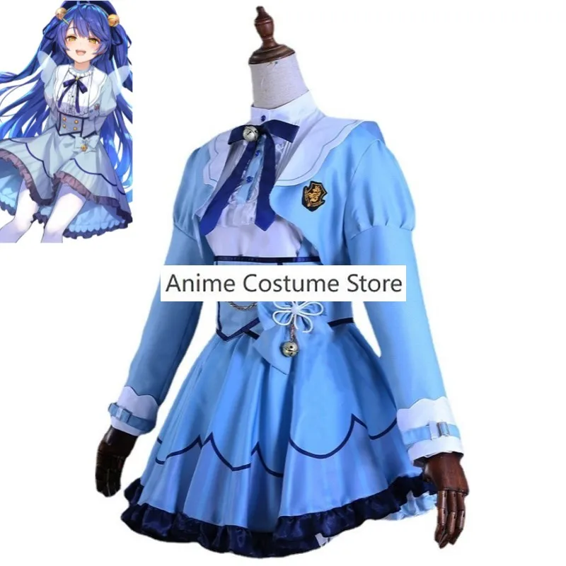 YouTuber VTuber NIJISANJI vпечень Amamiya Kokoro косплей костюм парик шляпа аниме Сексуальное