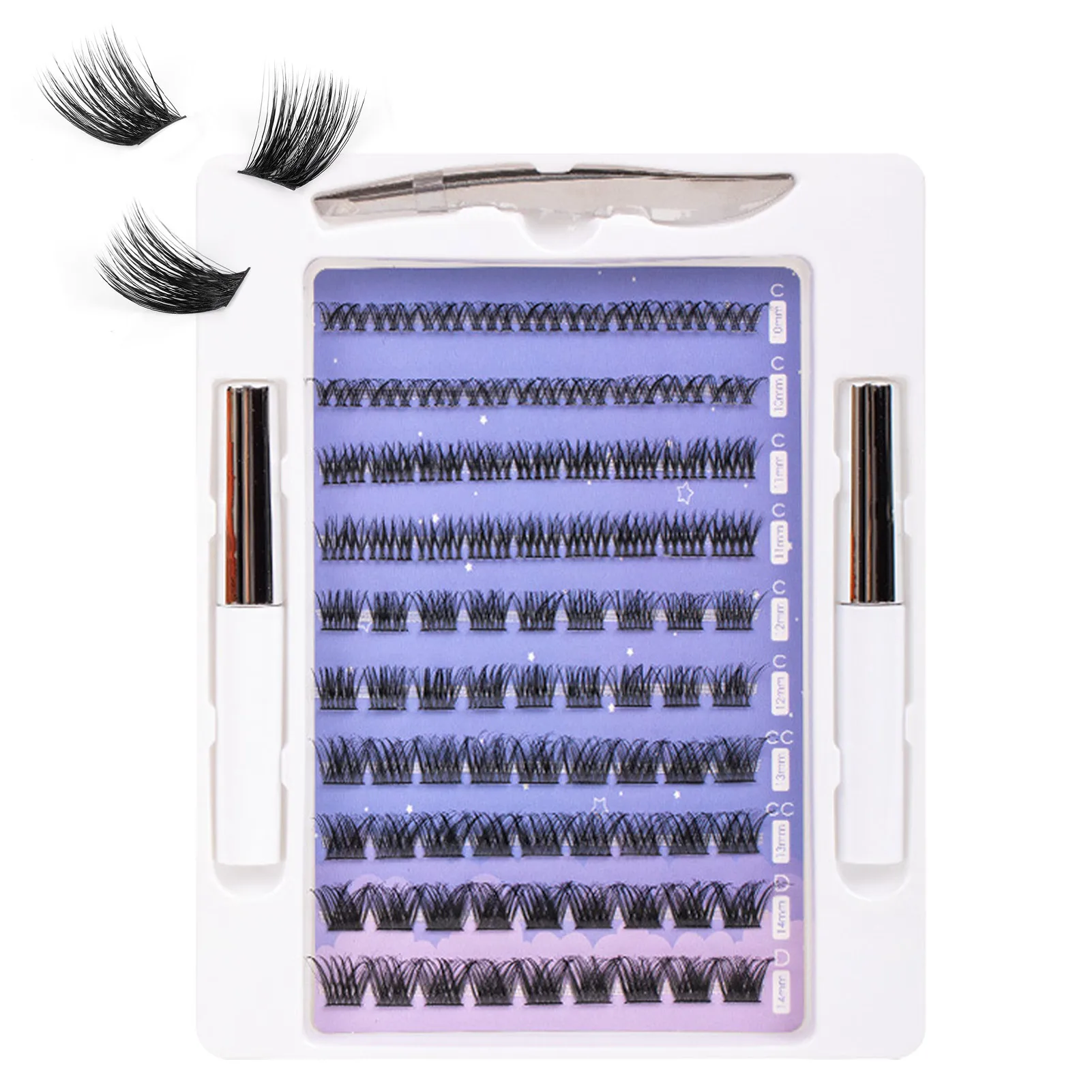 

Lash Clusters DIY Eyelash Extensions 90 Cluster Lashes C CC D Curl 90 PCS Eyelash Clusters Individual Lash Extensions