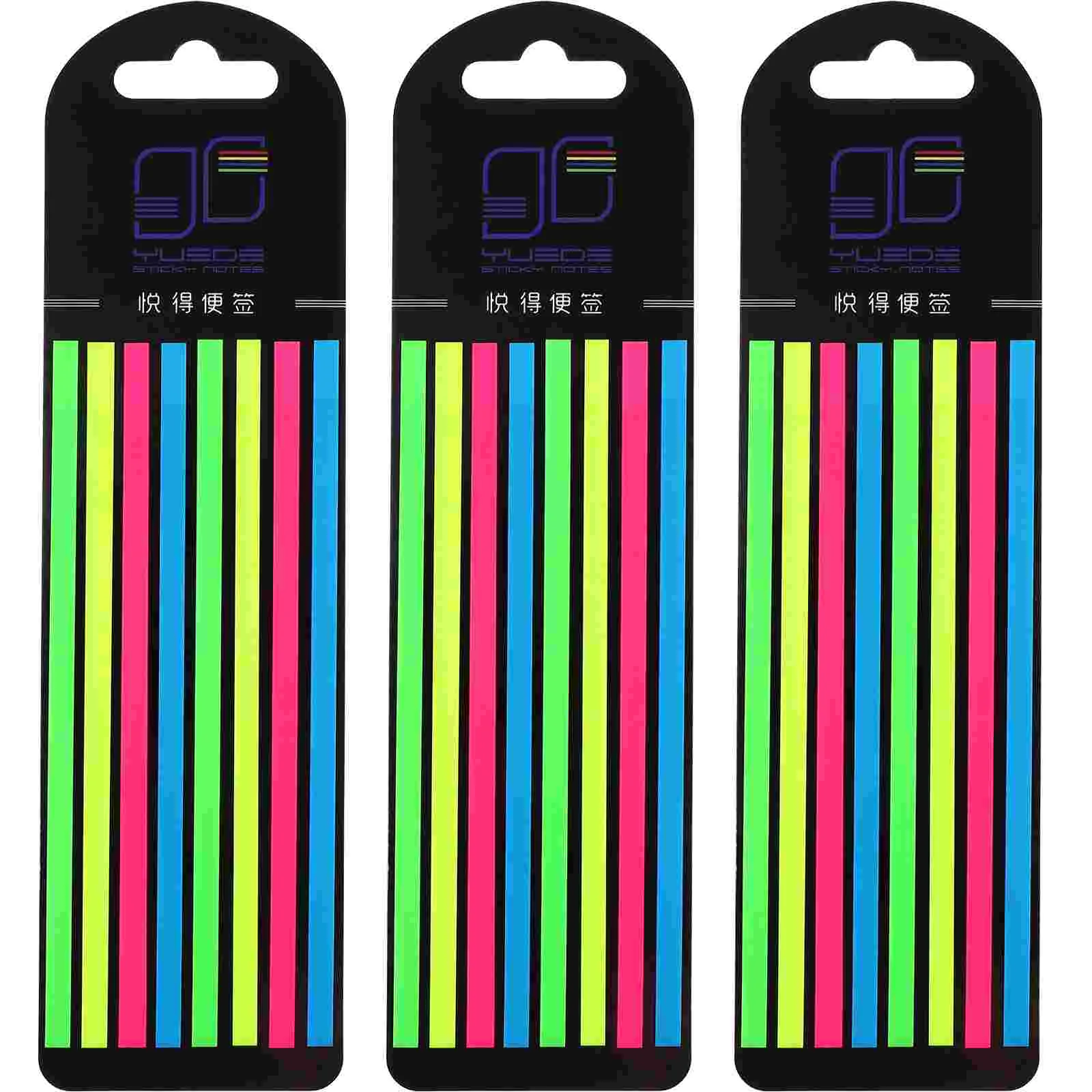 

3 Boxes of Highlighter Tapes Fluorescence Highlight Strips Sticky Page Markers Tabs Study Supplies