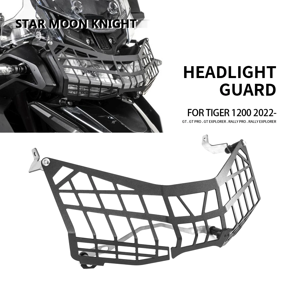 Motorcycle Headlight Protector Light Cover Protective Guard For Tiger1200 Tiger 1200 GT Pro Explorer Rally Explorer 2022-