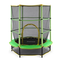 trampoline for children mini toddler trampoline with safety netbuilt in zipper round trampoline indoors and outdoors %c3%b8 150cm