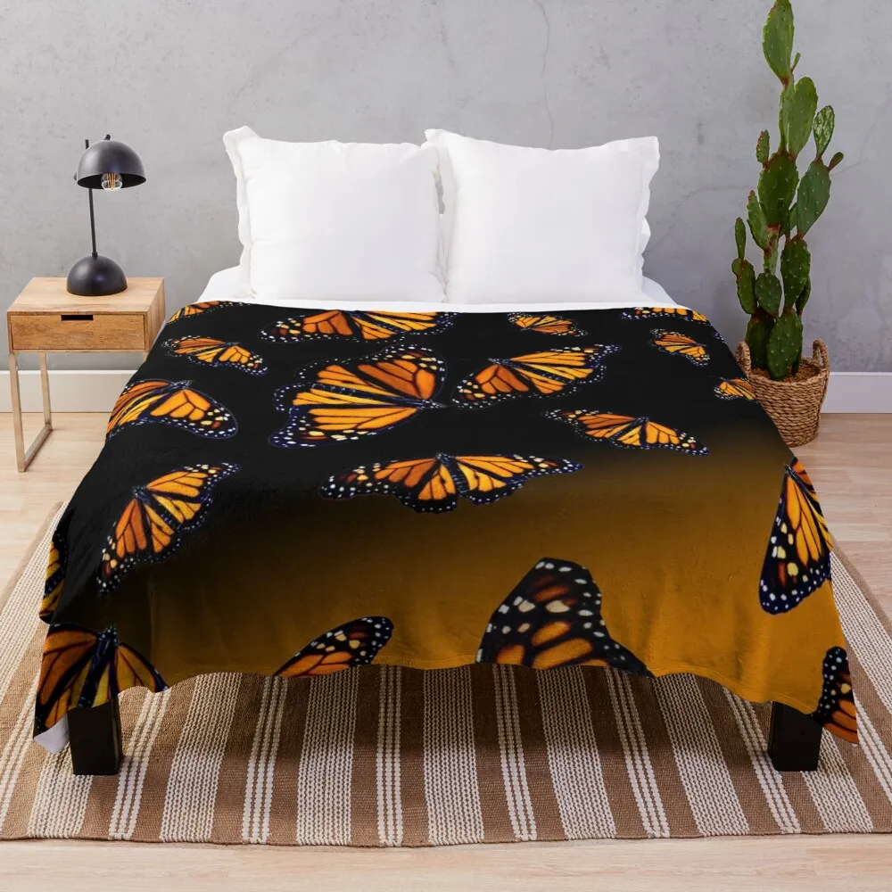 

Одеяло из синтетической кожи orange monarch