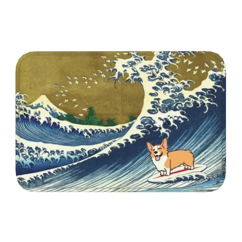 

Коврик для серфинга в виде собаки Corgi, противоскользящий, 40*60 см
