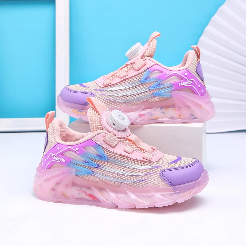 

Children Sports Shoes Girls Shoes Pink Casual Sneakers Kids Shoes Boys Tennis Shoes Outdoor Light Soft Running Shoes Students