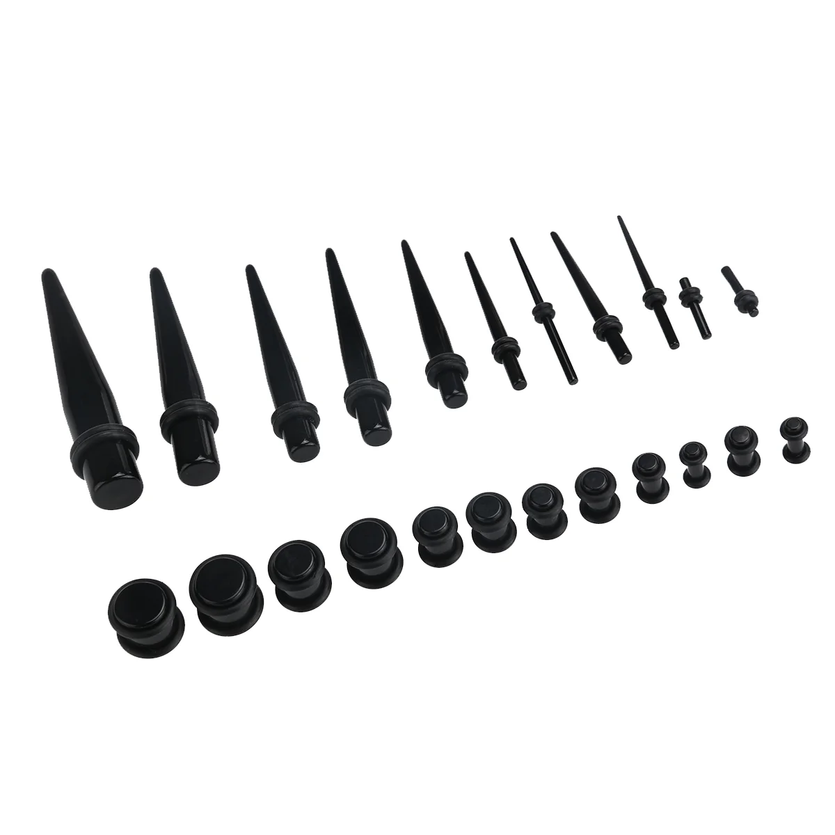 

23pcs Practical Useful Portable Durable Acrylic Ear Strecher Ear Expander for