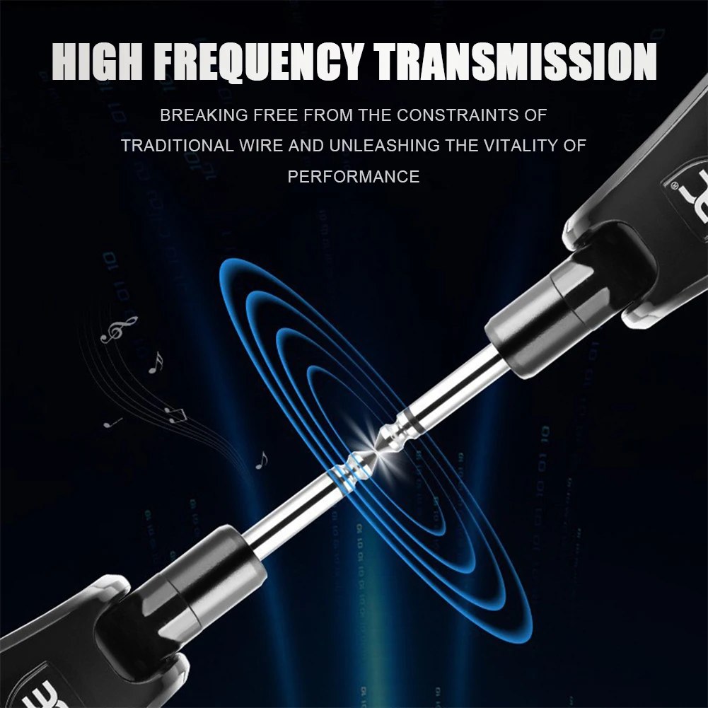 

Набор беспроводной гитарной системы с вращением на 250 градусов, Bluetooth-совместимым стандартным USB аккумулятором на 20 каналов