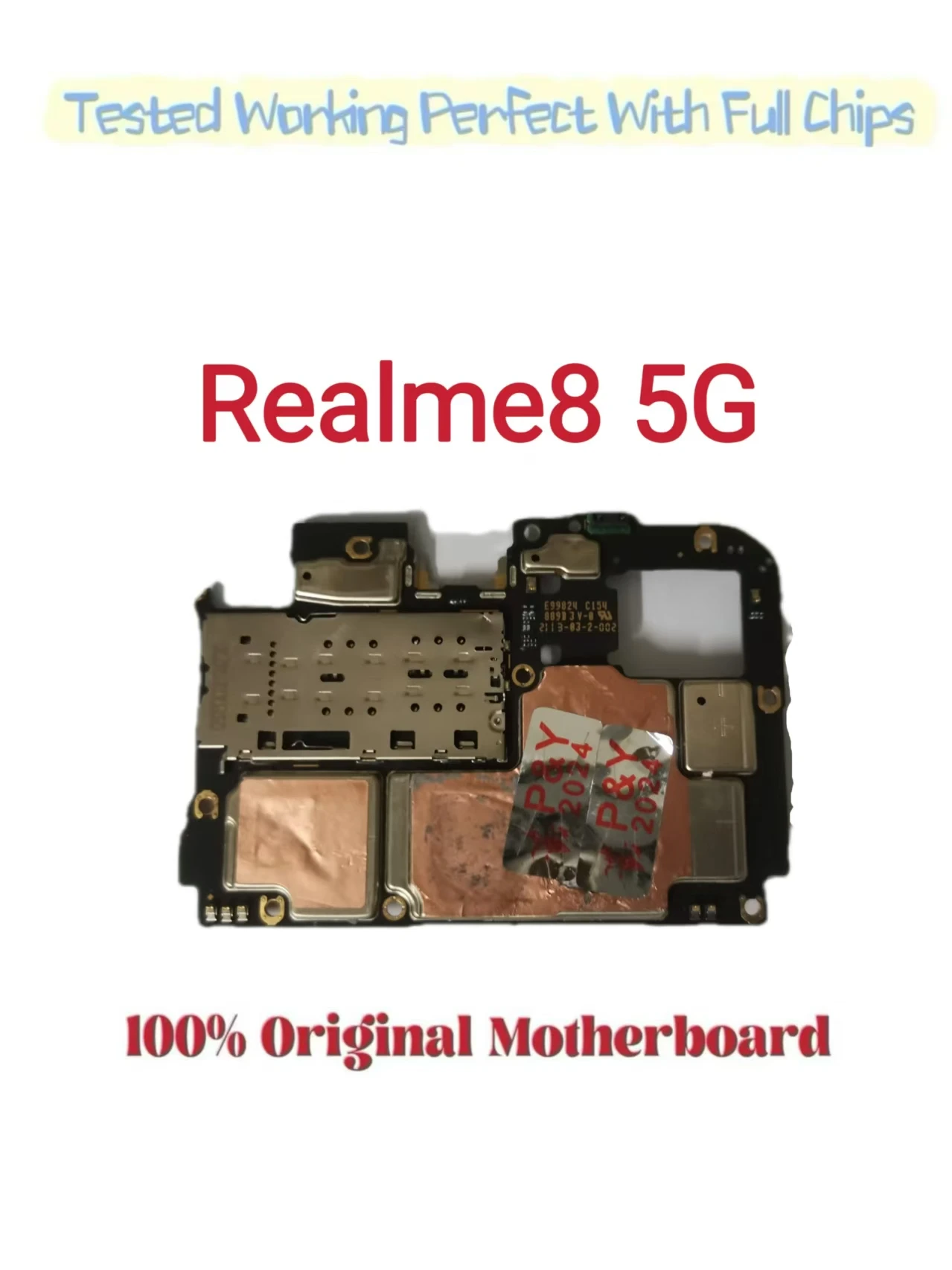 Оригинальная разблокированная основная плата для Realme8 5G материнская