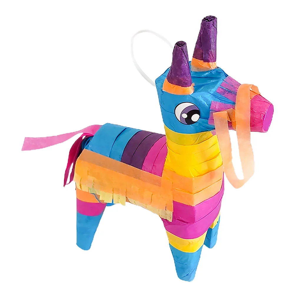

Pinata Donkey Mexican Partypinatas Rainbow Cinco Mayo De Fiesta Mini Decoration Birthday Children Decorationssupplies