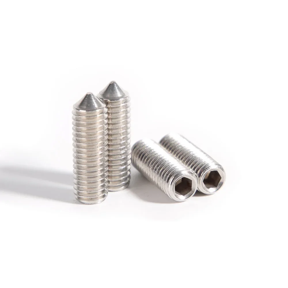 M3 M4 M5 M6 M8 M10 M12 DIN914 Нержавеющая сталь 304 Шестигранная шестигранная головка Конусная