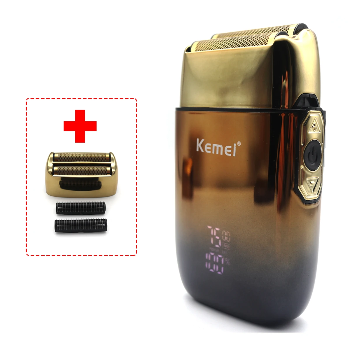 Kemei TX10 Новая электробритва со светодиодным экраном перезаряжаемая бритва для