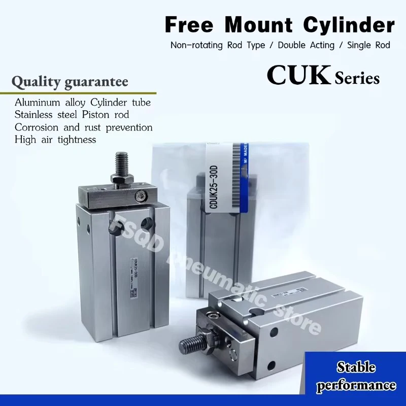 

CUK6 CUK10 CDUK6 CDUK10 CDUK16 CDUK20 CDUK25 CDUK32-5D 10D 15D 20D 25D 30D 35D 40D 50D Цилиндр свободного крепления CDUK CUK CU