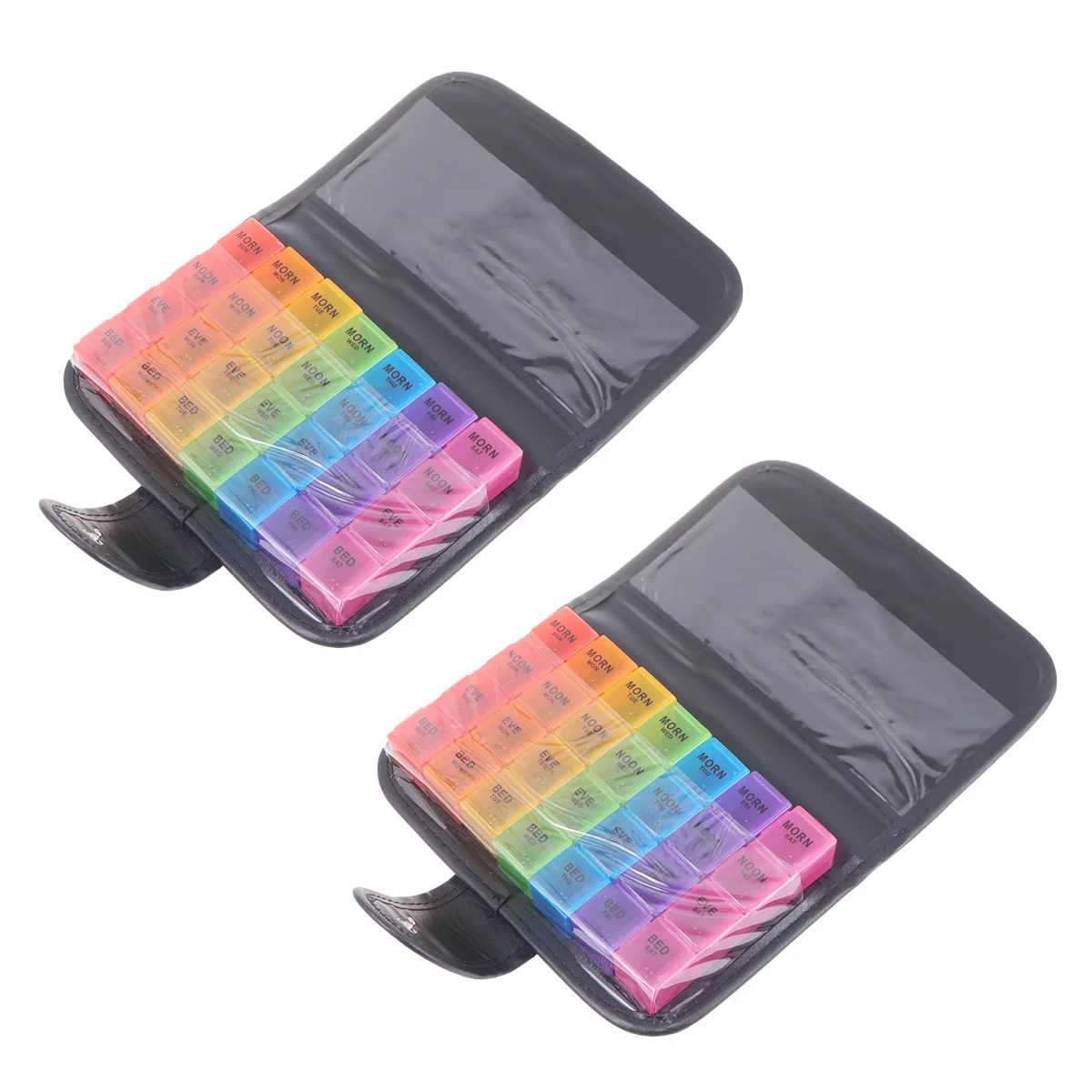 

Box Organizer Case Weekly Travel Daily Days Purse Day Times Dispenser Carry Pocket Tablet Vitamin Storage Grid Reminder