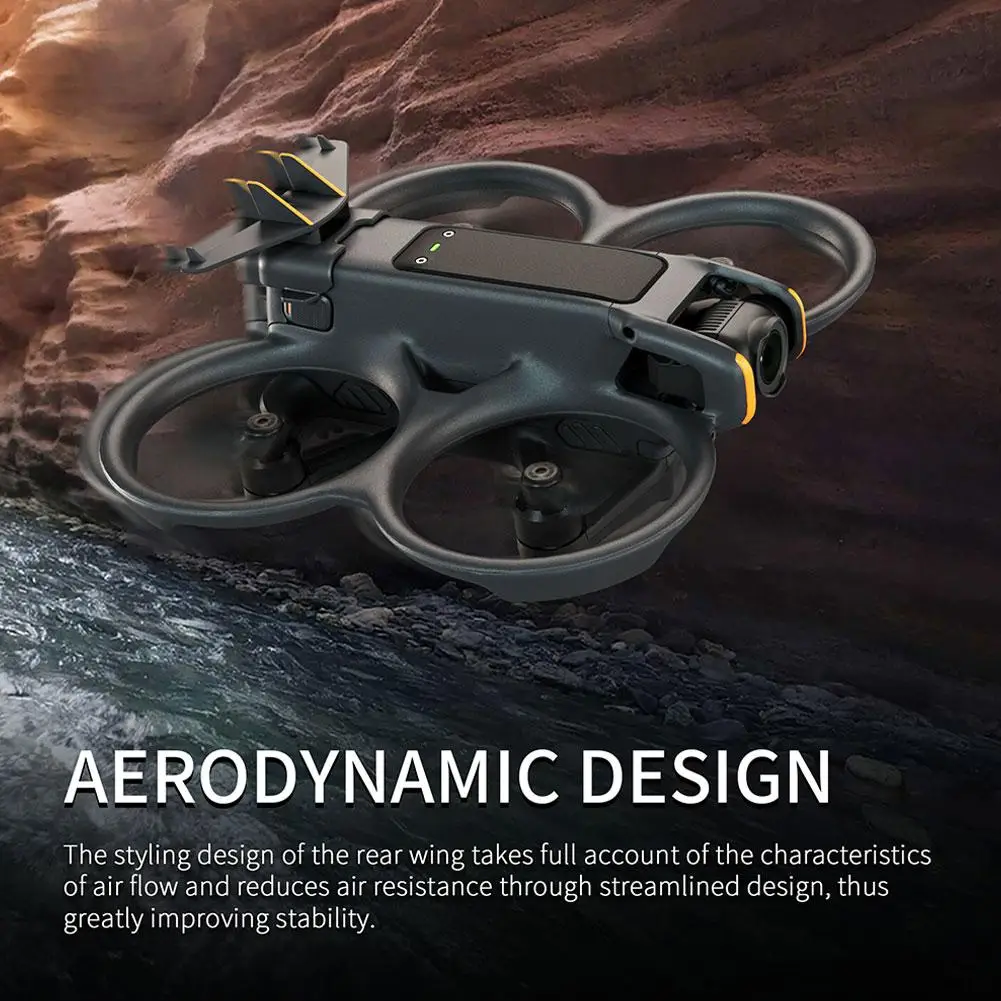 Для DJI AVATA2 Black Tail Wing съемка крыла полета Защита аккумулятора крышка дрона