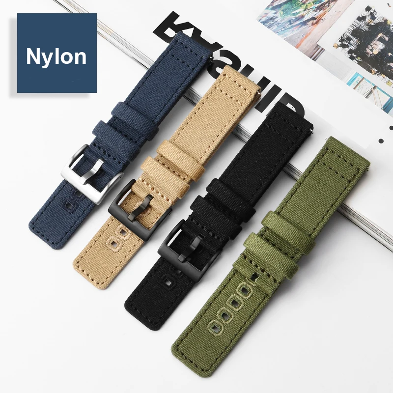 Ремешок нейлоновый для мужских и женских часов 20 мм | Ремешки