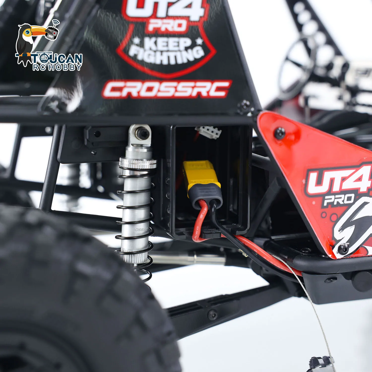 Радиоуправляемая машина Wheelfun CROSS RC Rock Crawler UT4 Pro Tiger Shark