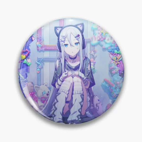 Kanade Yoisaki мягкая булавка на пуговицах металлическая милая мультяшная креативная