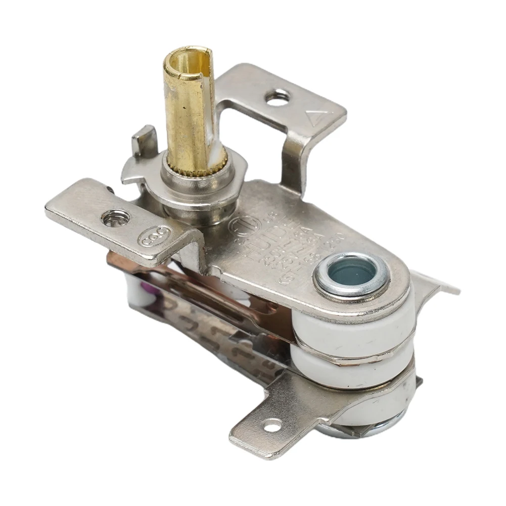 

Adjustable Temperature Switch AC 250V 16A Heating Bimetal Thermostat KDT-200 Temperature Switch 3.6 X 3.3 X 3.6cm