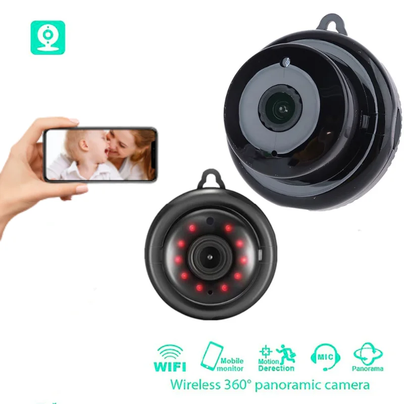 

1080P Mini WiFi Camera Wireless IP Home Security Webcam CCTV Surveillance IR Night Vision Motion Detect P2P Baby Monitor Cam