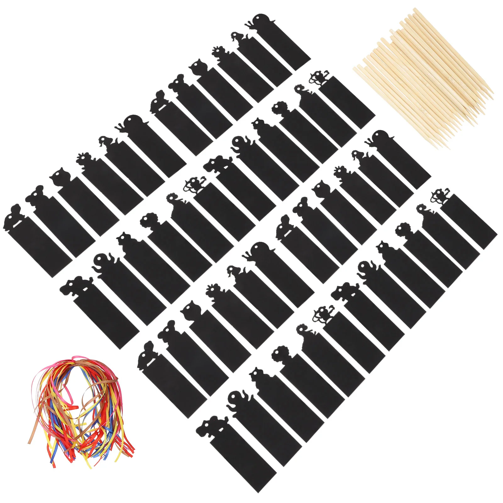 

1 Set Bookmarks Rainbow Bookmarks Scratch Paper Animals Bookmarks Bookmarks Ornament for Playing Party Decor