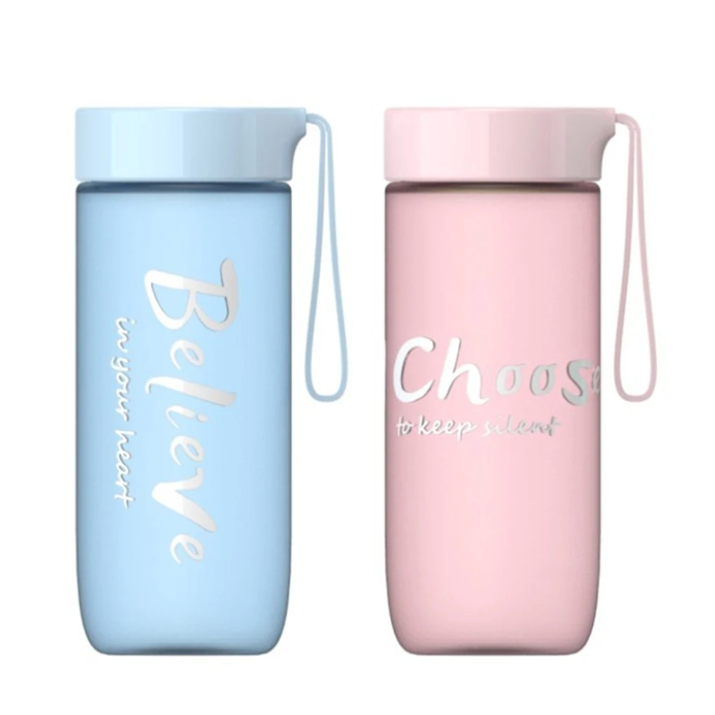 

Water Bottle 550ml Frosted Hanger Drinking Cup Leakage-proof Outdoor Sports Portable Water Bottle for Adult Student