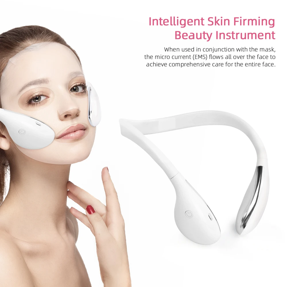 

Smart V-shaped Face Massager EMS Vibration Beauty Tools Face Lift Devices Anti Wrinkle Face Lift Slim Face Shaper Skin Care Tool