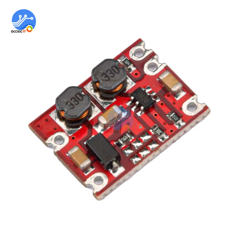 

S09 DC-DC Automatic Buck Boost Power Module Step Up and Down Board Input 3V-15V Output 3.3V/5V/4.2V/9V/12V Electronic DIY PCB