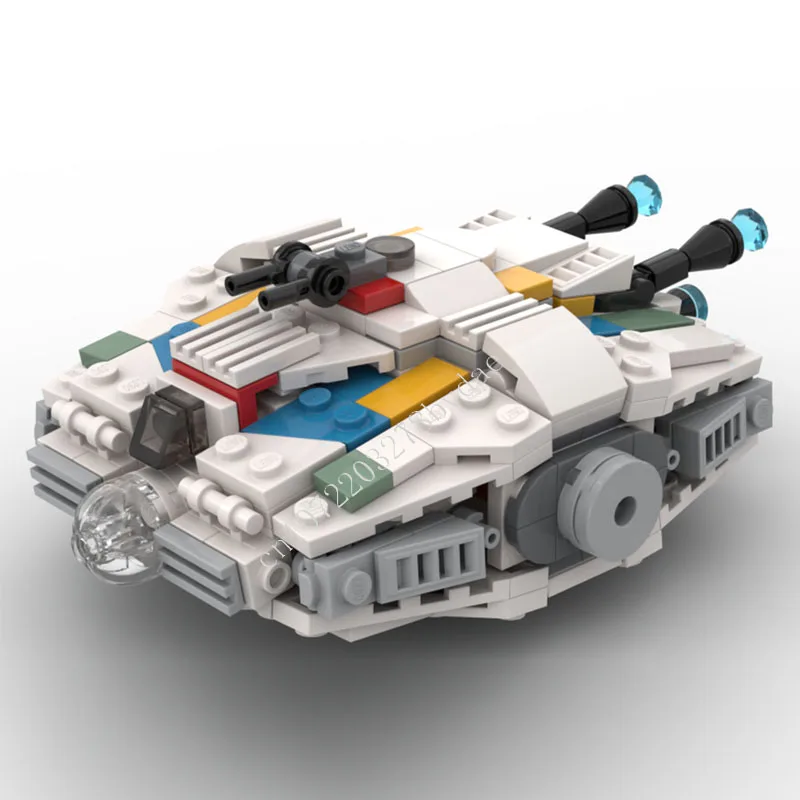 321 шт. Micro Ghost MOC креативная модель с видом на улицу строительные блоки архитектура