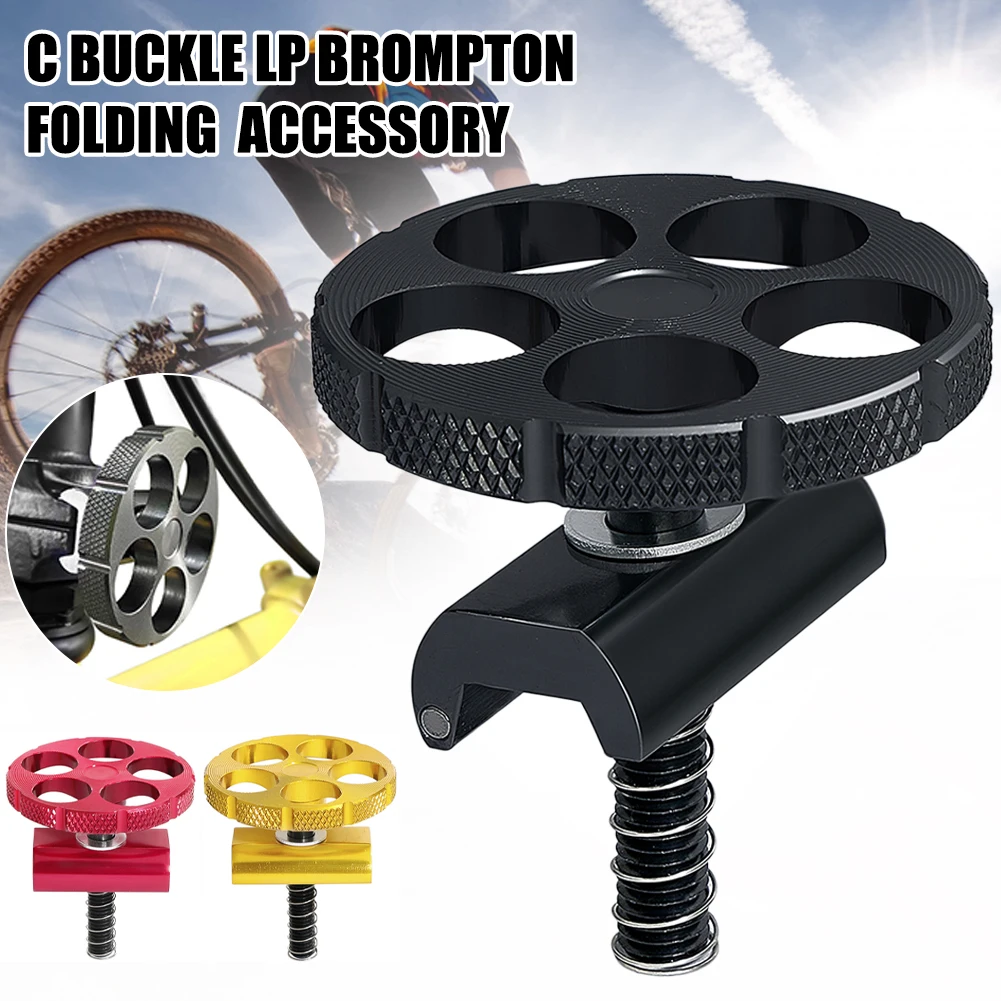 

Hinge Clamp Lever for Brompton Folding Bike Aluminum Alloy C-Type Buckle Replacement Cycling Accessories Bike Parts