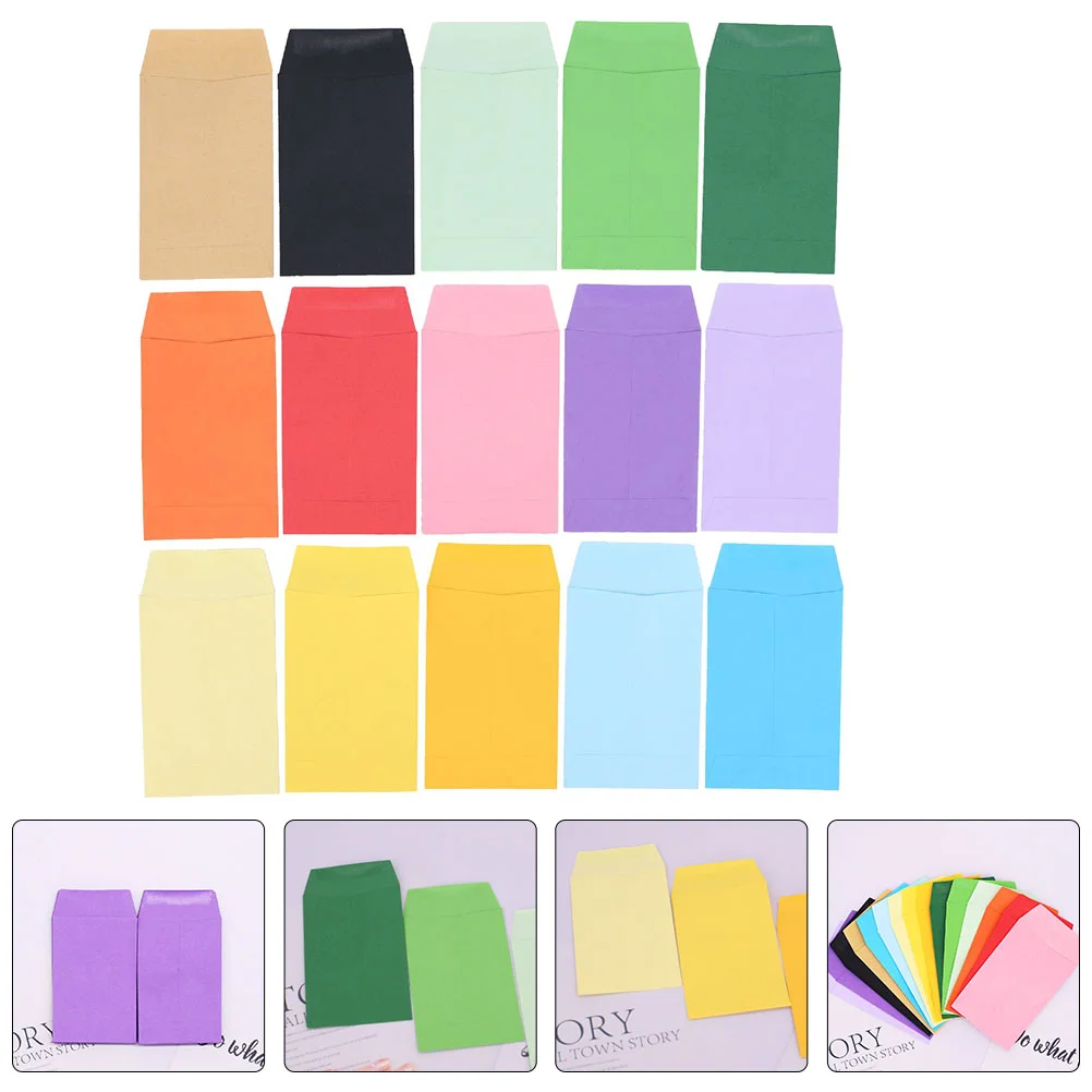 

50Pcs Money Envelopes Budget Cash Envelopes Small Money Saving Envelopes Colored Small Envelopes For Bag