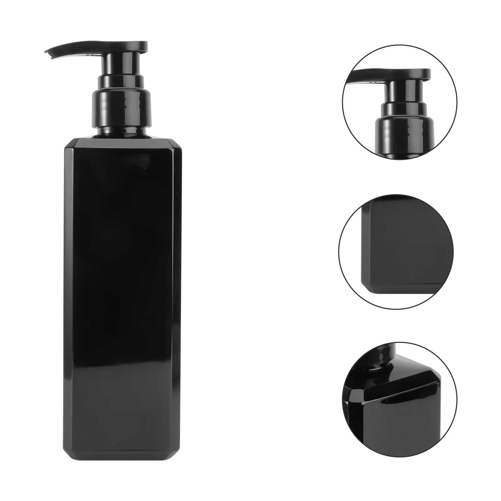 

Lotion Sample Containers 500ml Shampoo Storage Dispenser Bathroom Toiletries Bottle Press Lotion Container ( Black )