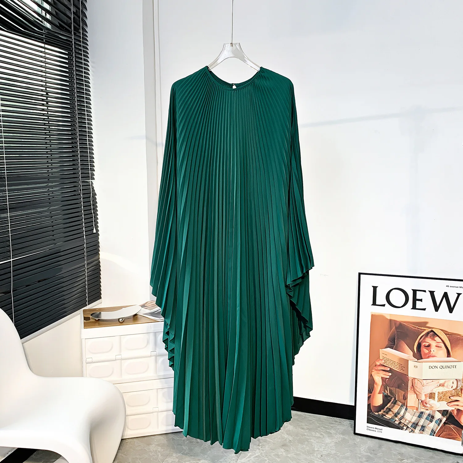 Pleated European-American Cross-Border Loose Party Dress 2