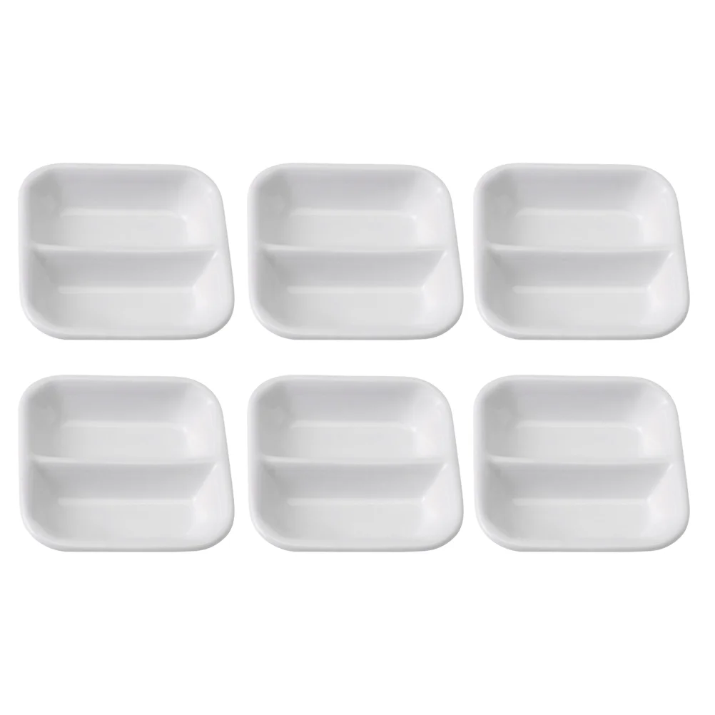 

Ceramic Snack Plates Utensil Tray Concise Household Seasoning Condiment Storage