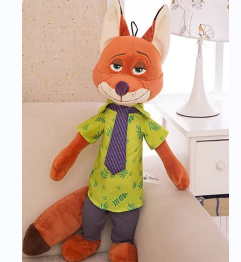 Кукла из м/ф живопия DISNEY косплей Джудит Лаверн Ник вильд плюшевая игрушка