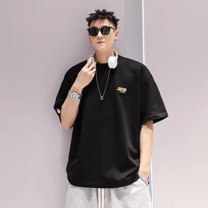 

Men's Short Sleeve T Shirt Graphic Essentials The Harajuku Glider Clothing Oversized Anime Streetwear Manga Y2k Vintage Running